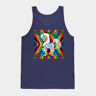 love unicorn ecopop pattern Tank Top